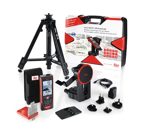 Комплект Leica DISTO S910 со штативом и адаптером Комплект Leica DISTO S910 со штативом и адаптером