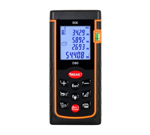 Лазерный дальномер RGK D80 80 м Лазерный дальномер RGK D80 80 м