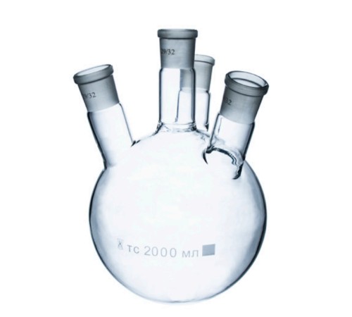 Колба КГУ-4-2000-29-29-14-14, эскиз 2-762-03 Колба КГУ-4-2000-29-29-14-14, эскиз 2-762-03