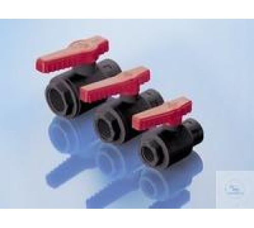 0500-8002 Burkle Шаровой кран PP, 1/2 "внутренний - 1/2" внутренний, NW 15 мм 0500-8002 Burkle Шаровой кран PP, 1/2 "внутренний - 1/2" внутренний, NW 15 мм