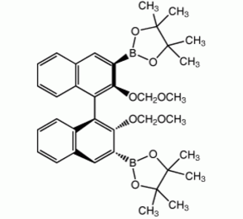 (R) - (+) -2,2 '-бис (метоксиметокси) -1,1'-бинафтил-3, 3'-дибороновая пинакон кислоты, 97%, Alfa Aesar, 1 г (R) - (+) -2,2 '-бис (метоксиметокси) -1,1'-бинафтил-3, 3'-дибороновая пинакон кислоты, 97%, Alfa Aesar, 1 г